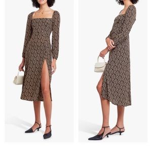 Anthropologie x OPT Lenon Floral Midi Dress 6